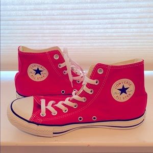 Hot Pink Converse Allstar High Top Sz 8/10